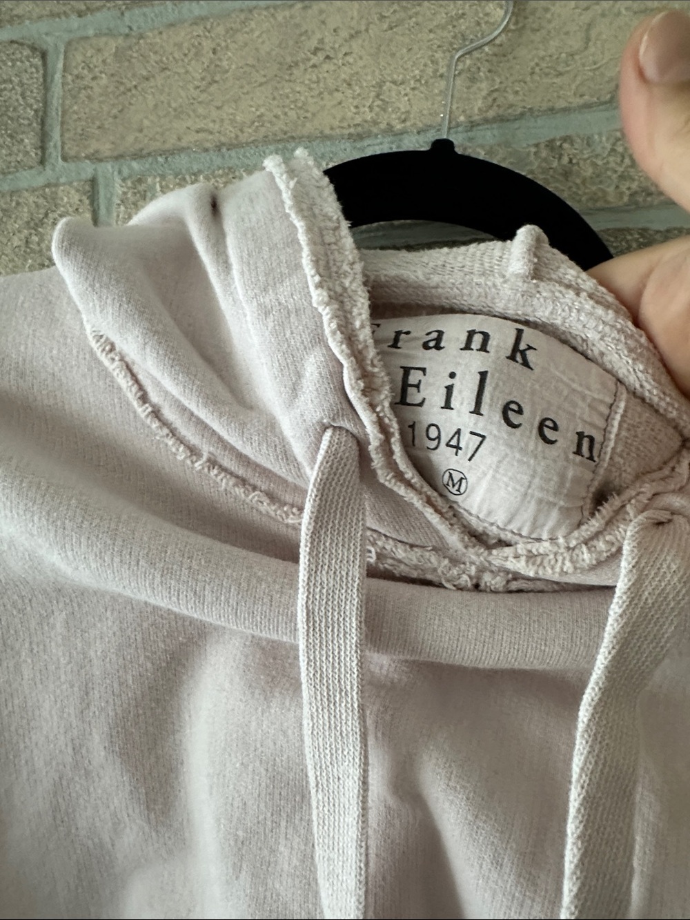 NWOT Frank & Eileen Vintage Rose Pink Kane Triple Fleece Hoodie M - Picture 8 of 9